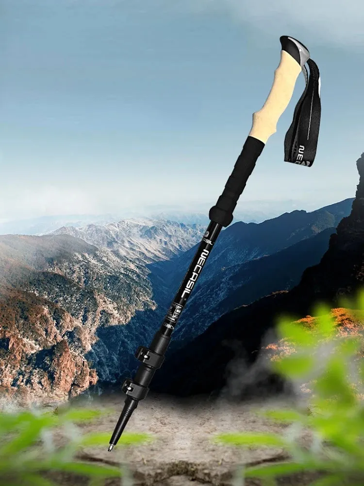 Alpenstocks Aluminum Outdoor Hiking Anti Shock Trekking Pole (1 Pole)