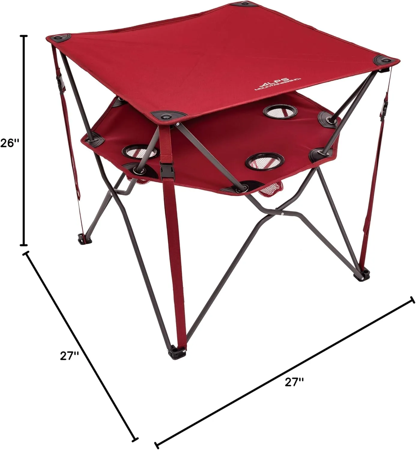 ALPS Mountaineering Eclipse Portable, Compact Camping and Game Table with Carry Bag