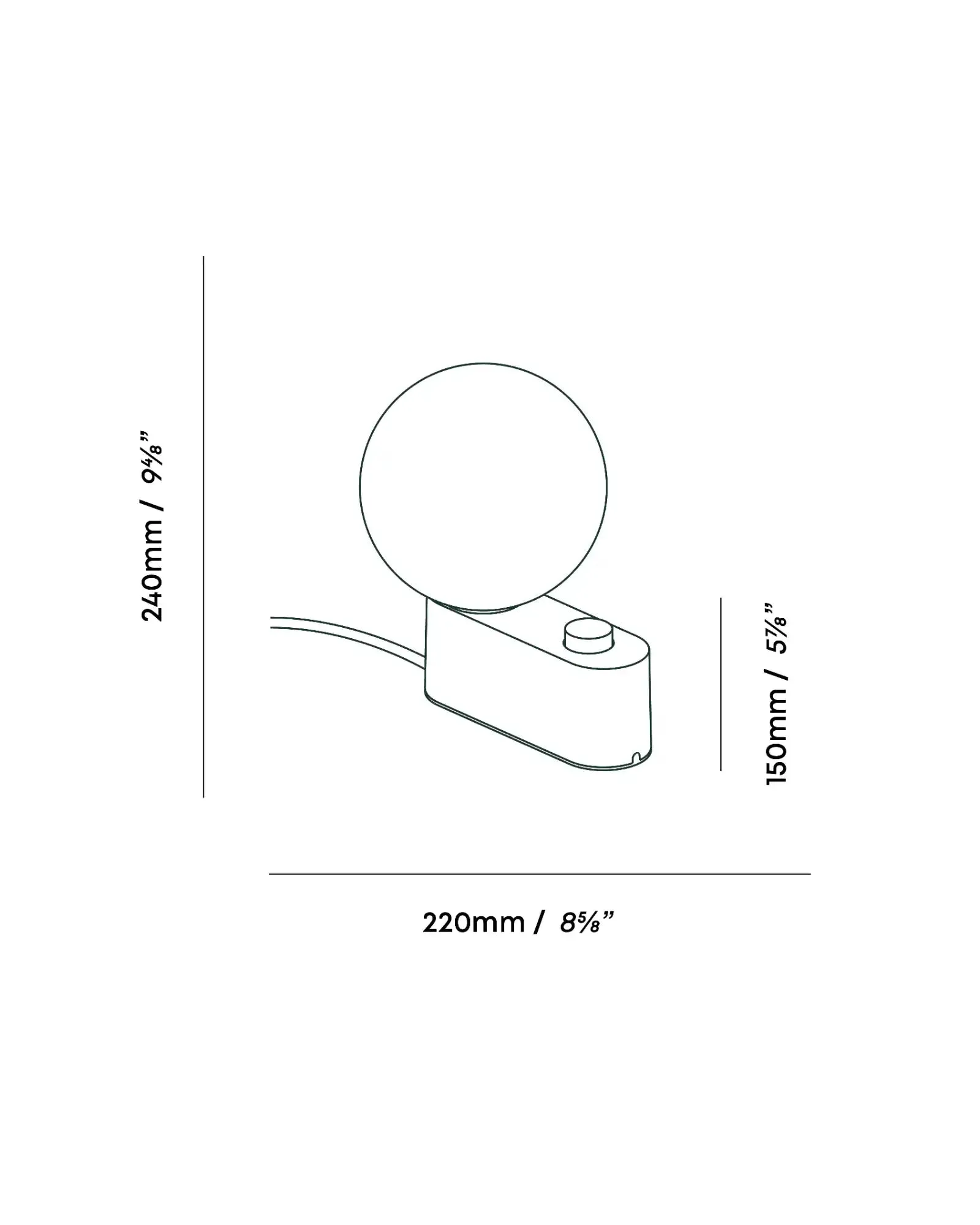Alumina Table Lamp