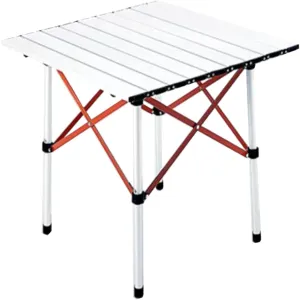 Aluminum Alloy Camping Table Folding Picnic Tables Ultralight Compact Camping Table Roll Up Table Top for Camping Hiking