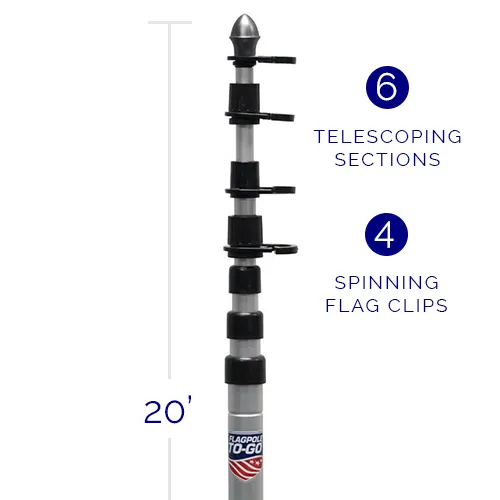 Aluminum Telescoping Flagpole