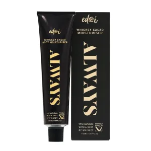 ALWAYS Whiskey Cacao Buttery Body Moisturizer with Vitamin E, Nourishing Lotion for Dry Skin and Luminous Glow, 5.07 oz
