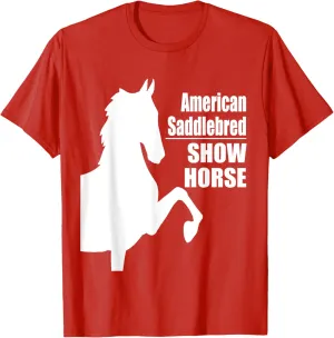 American Saddlebred Horse Training Gaited Horses Men T Shirt