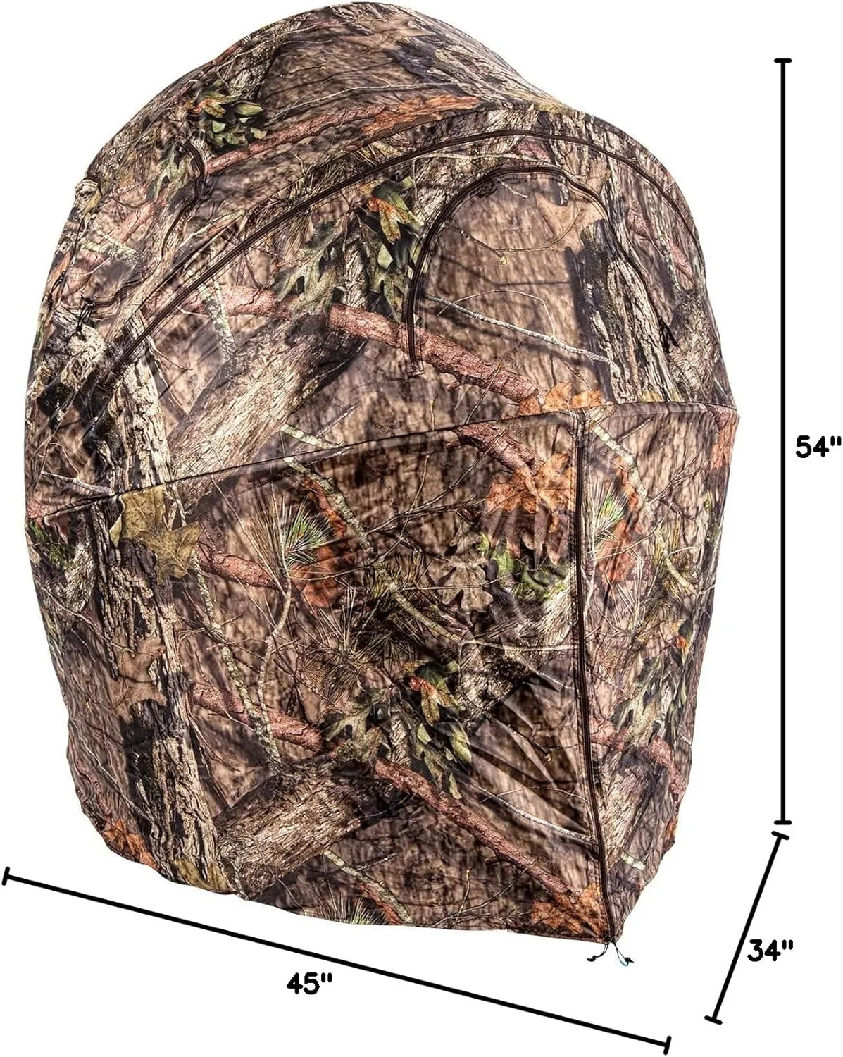 Ameristep Hunting Lightweight Portable Ultra-Compact Easy-Setup 1-Person Tent Chair Ground Blind, Mossy Oak Break-Up Country