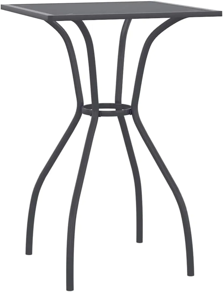 Anthracite Steel Outdoor Table for Dining, Camping, Coffee, Side Tables, Non-Slip Furniture, Portable Table for Garden