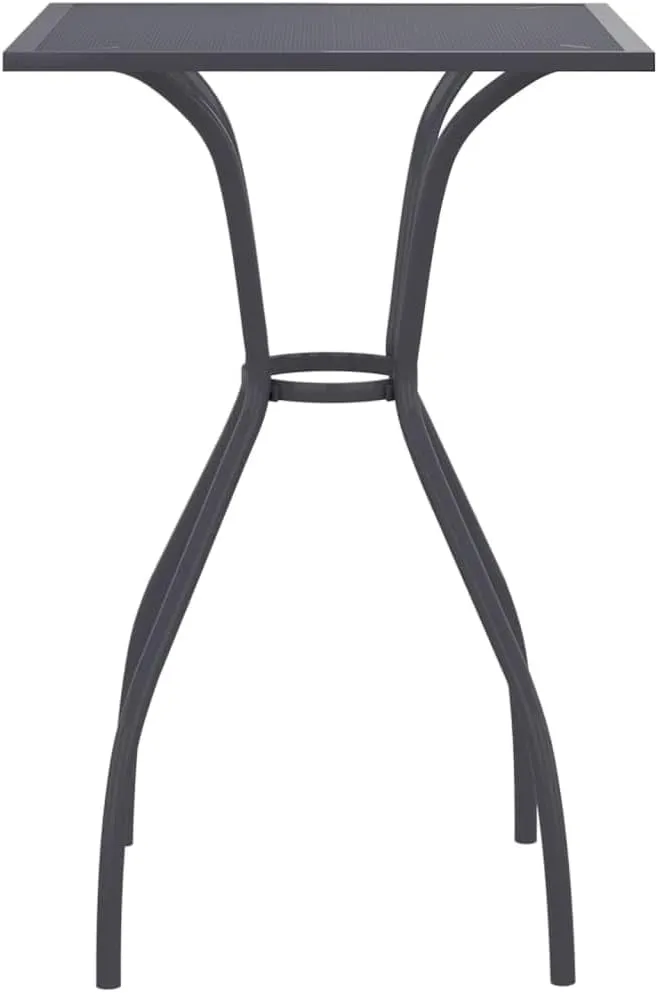 Anthracite Steel Outdoor Table for Dining, Camping, Coffee, Side Tables, Non-Slip Furniture, Portable Table for Garden