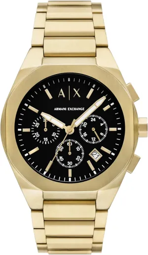 Armani Exchange A|X Chronograph Watch for Men; Men's Watch with Leather, Stainless Steel or Silicone Band