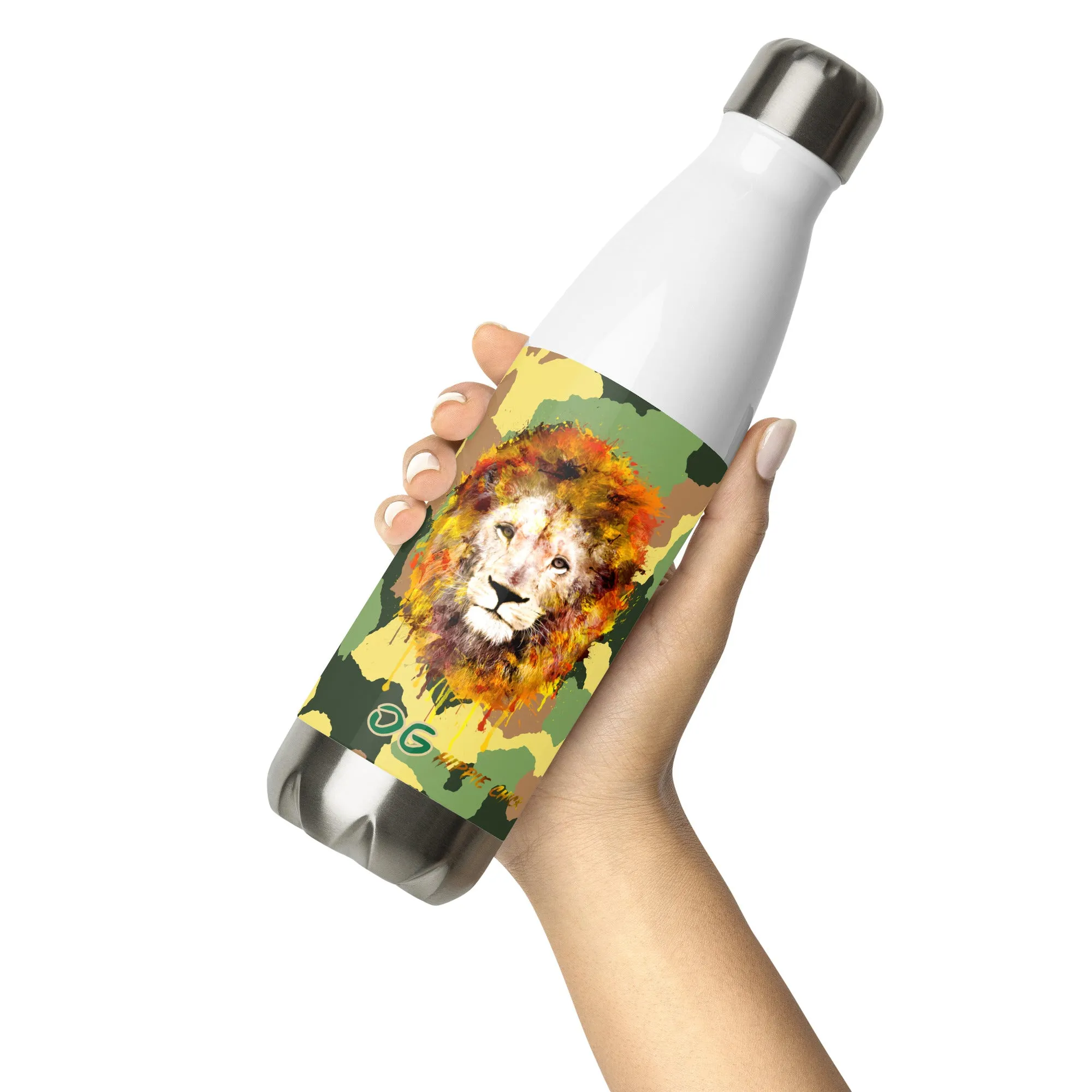 Army Camo Stainless Steel Water Bottle