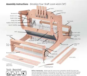Ashford Brooklyn Four Shaft 16 Inch Table Loom