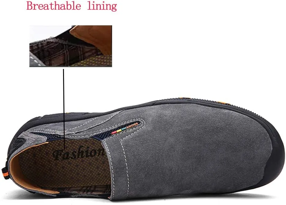 Asifn Men's Outdoor Hiking Shoes Pig Skin Mesh Lining Walking Hiking Snow Working Riding Ski Hunting Climbing Adventure