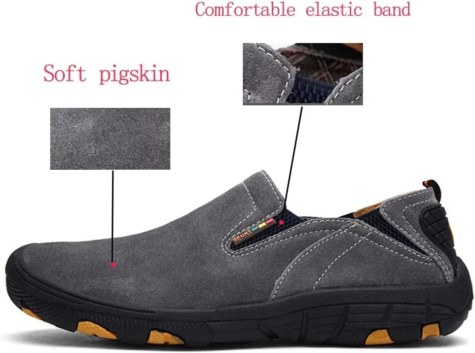 Asifn Men's Outdoor Hiking Shoes Pig Skin Mesh Lining Walking Hiking Snow Working Riding Ski Hunting Climbing Adventure