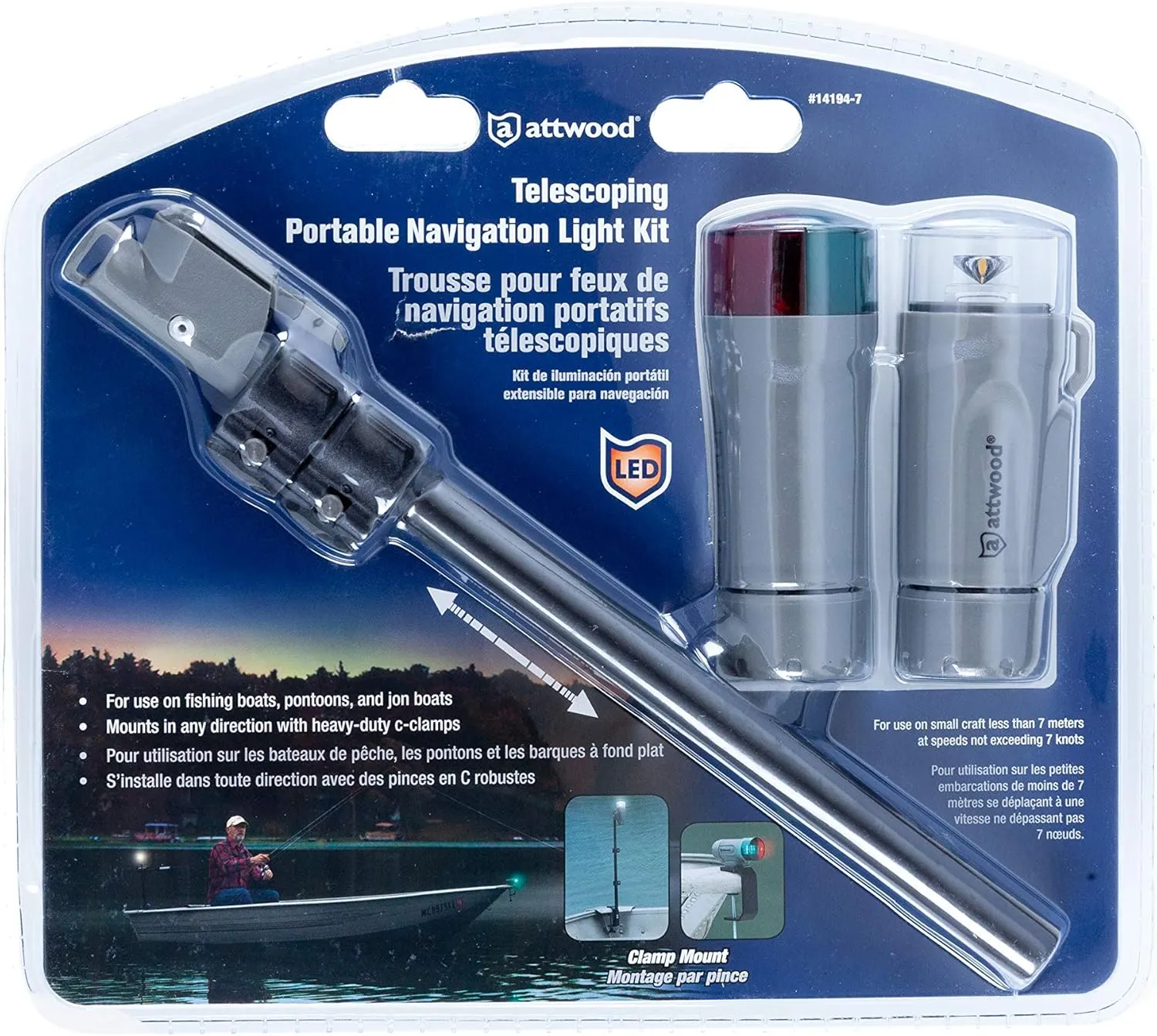 Attwood 14194-7 Portable Navigation Light