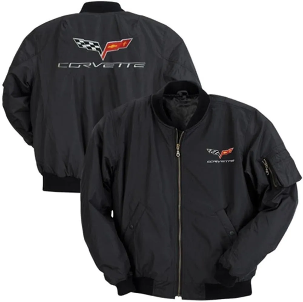 Aviator Jacket with C6 Logo for 2005-2013 C6 Corvette (Medium)