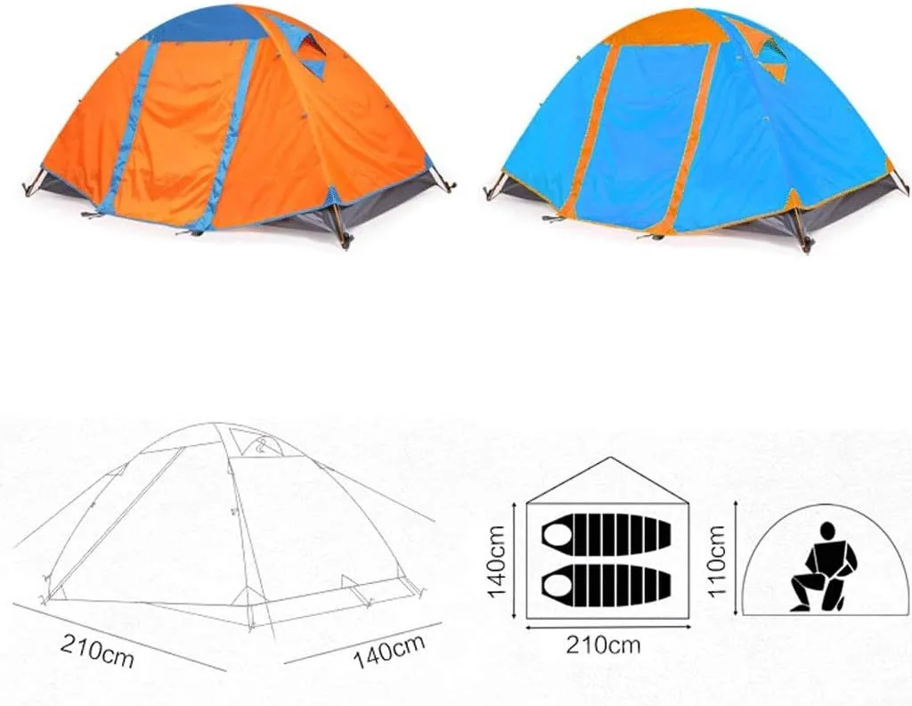 Backpacking Tent, Instant Pop Up Tent, 2-3 Person, Lightweight Camping Tent for Outdoor Hiking, Climbing, Travel
