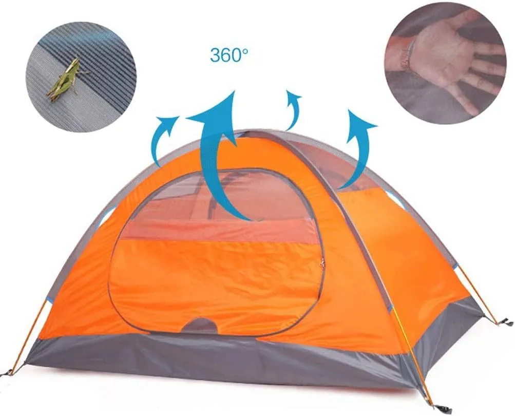 Backpacking Tent, Instant Pop Up Tent, 2-3 Person, Lightweight Camping Tent for Outdoor Hiking, Climbing, Travel