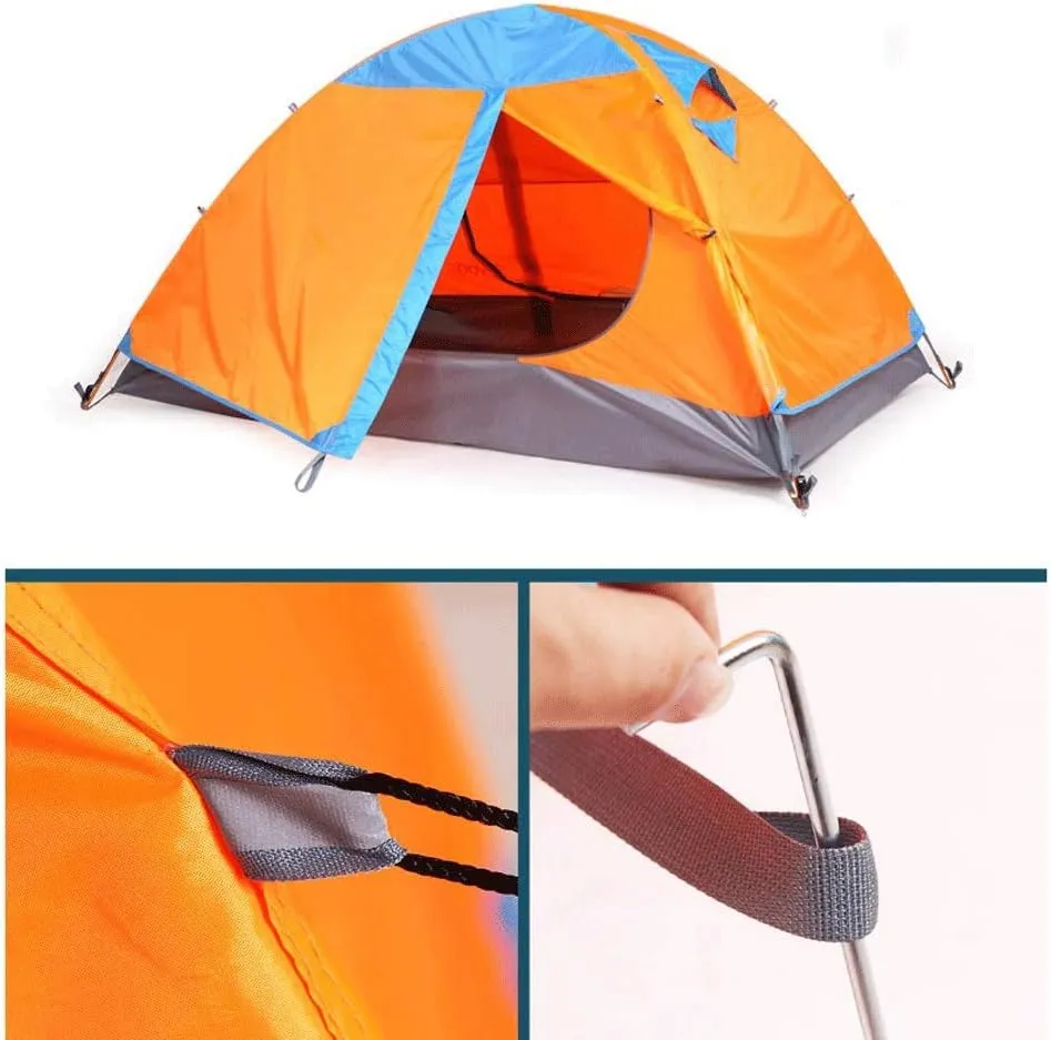 Backpacking Tent, Instant Pop Up Tent, 2-3 Person, Lightweight Camping Tent for Outdoor Hiking, Climbing, Travel