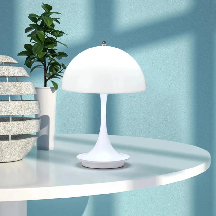 Bauhaus Mushroom Lamp – Rechargeable, Elegant & Touch-Controlled