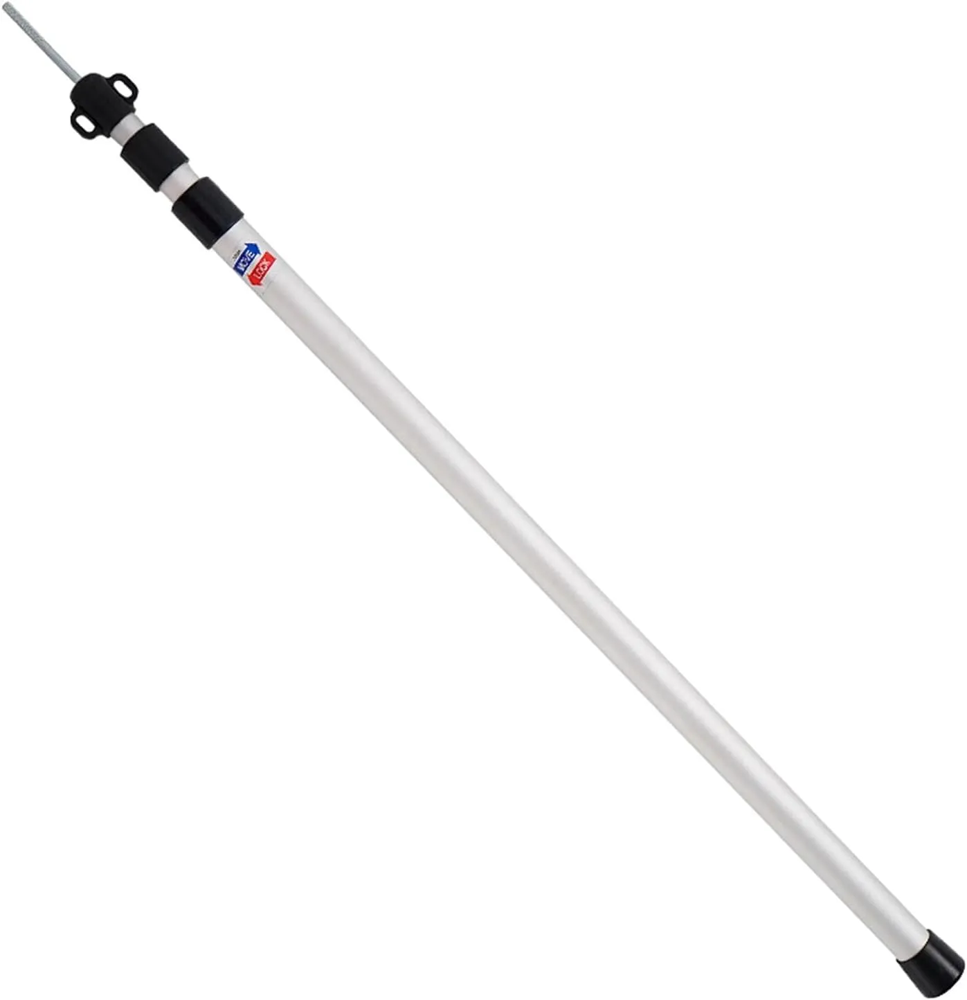 BCcamping Player's First Choice Tent Pole Adjustable Tent Support Rods Beach Shelter Tarp Awning Pole Replacement Poles Accessories Camping Hiking Tent Camping Bracket(1pc 230cm Silver)