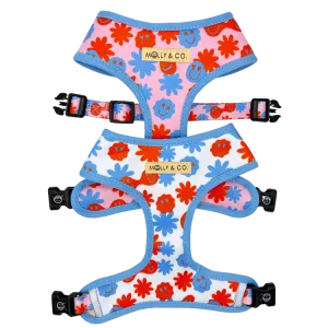 Be Happy - Reversible Dog Harness - FINAL SALE