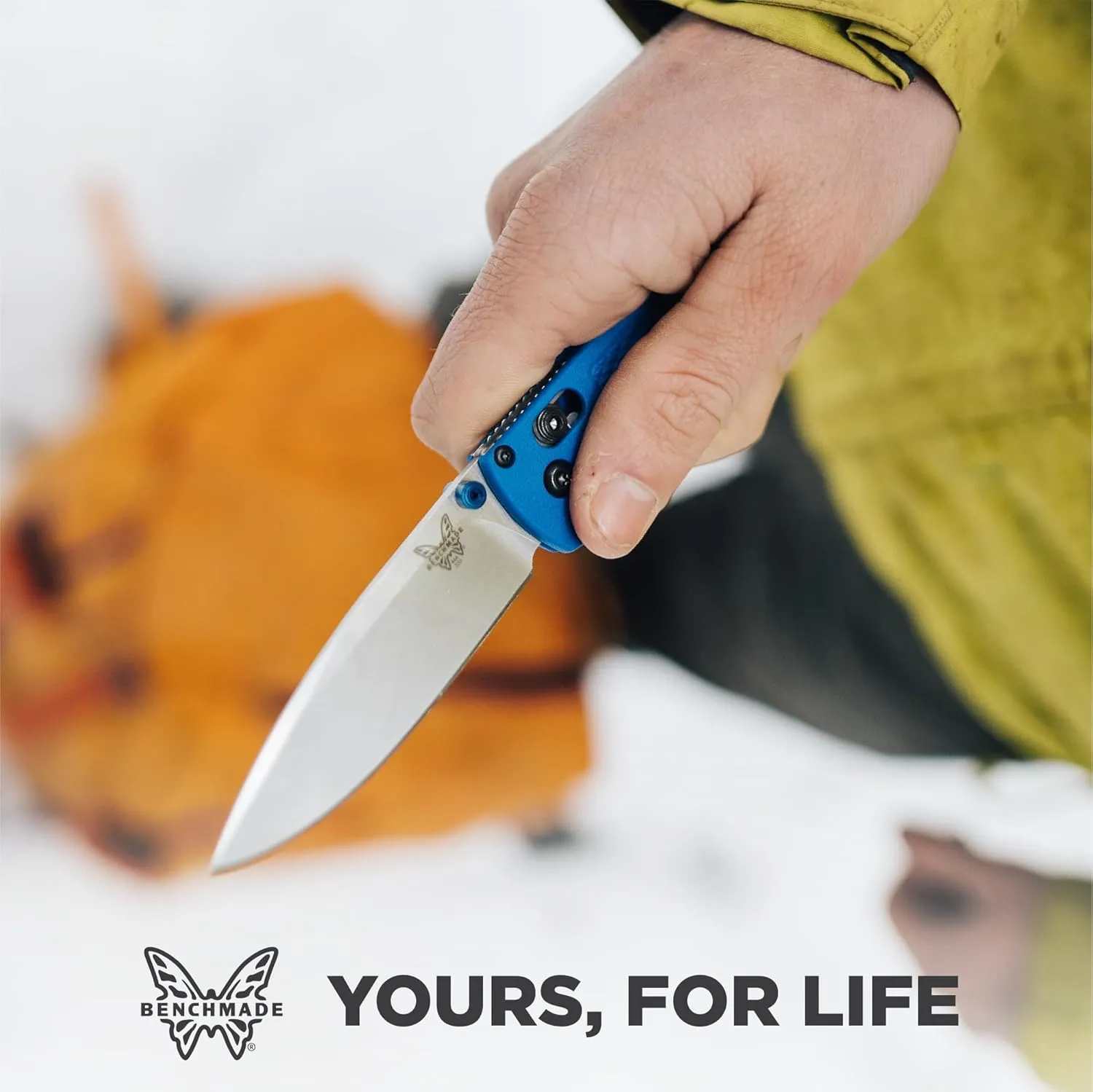 Benchmade - Bugout 535 EDC Knife with Black Carbon Fiber Handle (535-3)