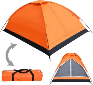 BenefitUSA 2-3 Person Portable Backpacking Tent for Family Camping Hiking Traveling