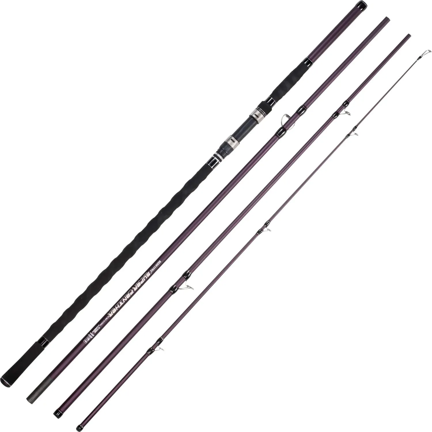 BERRYPRO Surf Spinning Rod Surf Casting Fishing Rod Carbon Fiber Travel Fishing Rod (9'/10'/10'6''/11'/12'/13'3'')