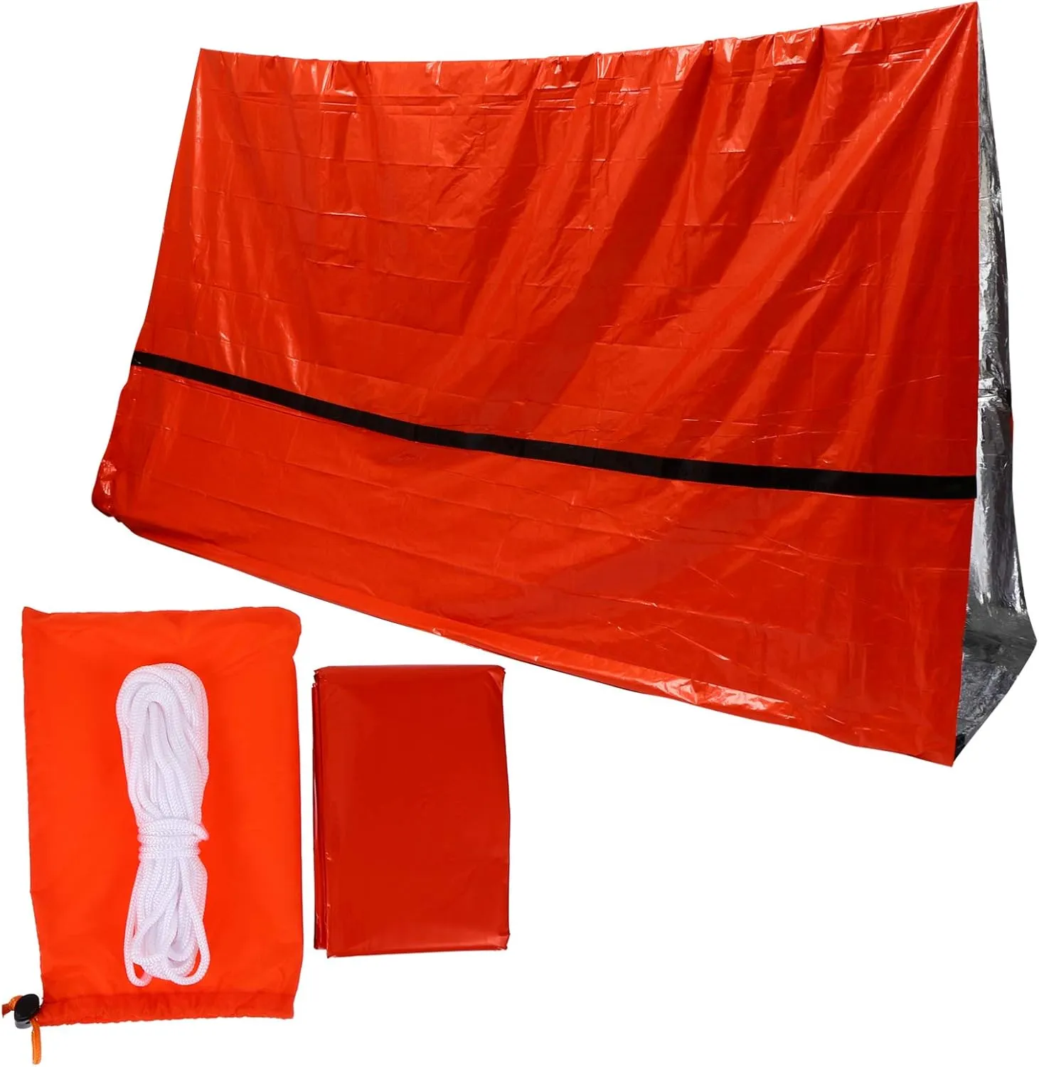 BESPORTBLE Shade Canopy Tents Keep Warm Tent Outdoor Teepee fold Survive Sleeping Bag Simple Travel Kayak Tent Outdoor Film Triangle