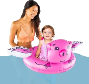 BigMouth Inc L'il Water Float - Pool Floaties for Infants Babies & Kids Ages 1-3, for Beginner Swimmers, Easy to Inflate and Durable