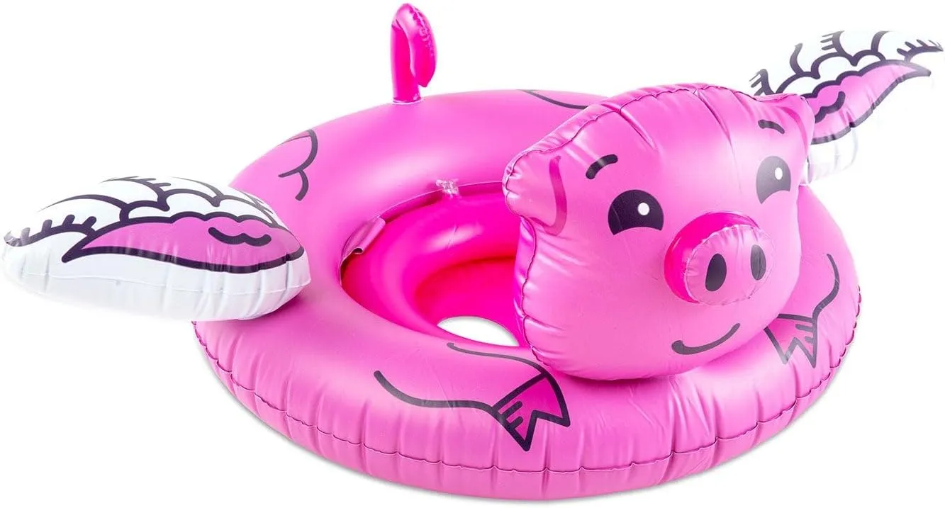 BigMouth Inc L'il Water Float - Pool Floaties for Infants Babies & Kids Ages 1-3, for Beginner Swimmers, Easy to Inflate and Durable