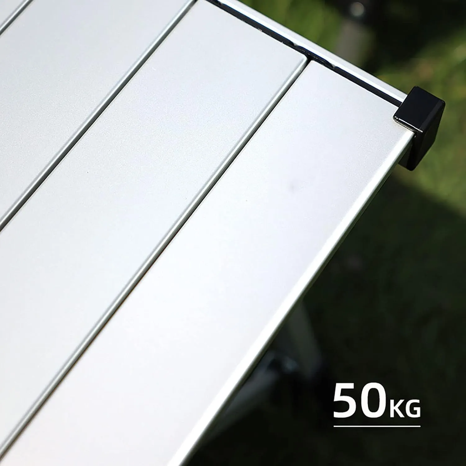 BK&MF Outdoor Folding Table,Portable Aluminum Picnic Camping Table Compact Travel Table Roll-up Table with Carry Bag for Picnic Beach,B,89x49x72cm(35x19x28inch)