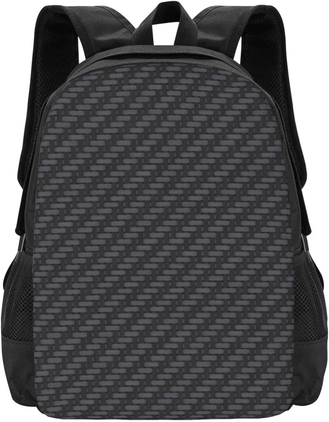 Black Carbon Fiber Lightweight Packable Backpack Travel Casual Hiking Daypack Foldable Backpack For Men Women