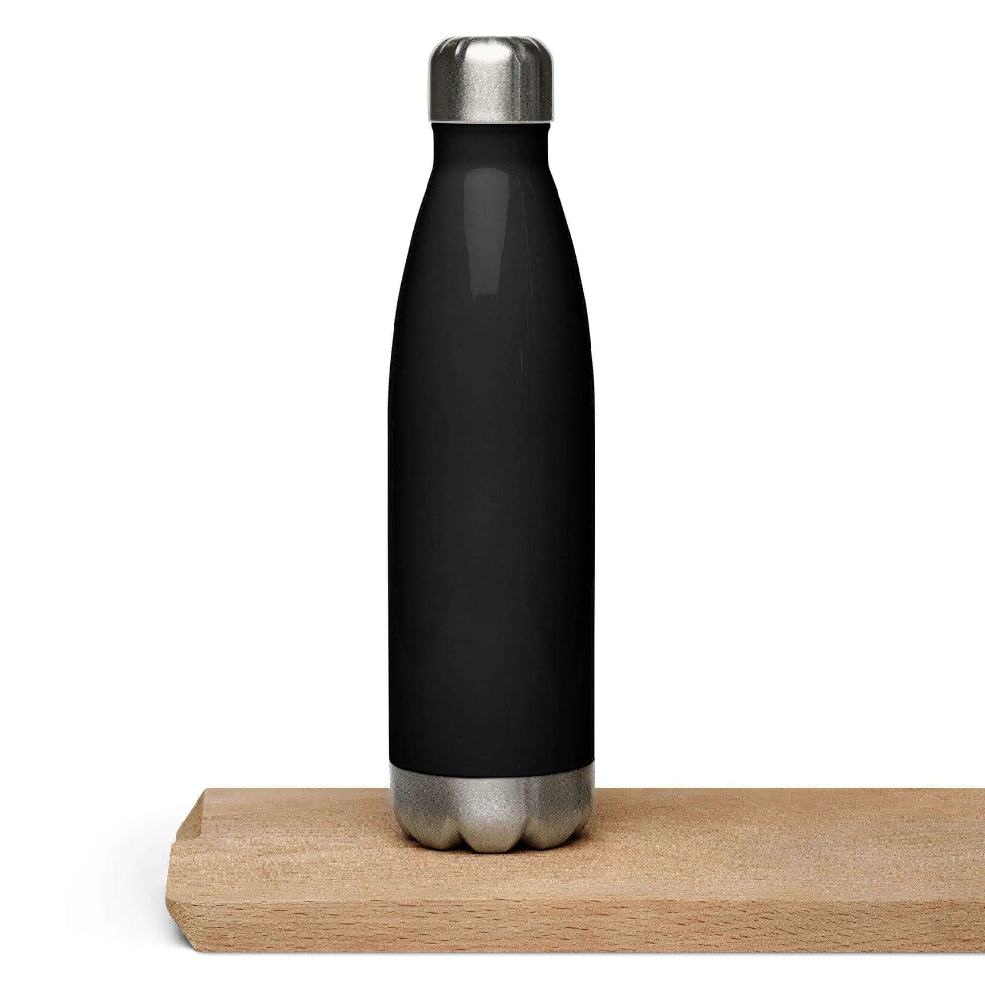Black Stainless Steel Water Bottle Faith Hope Love