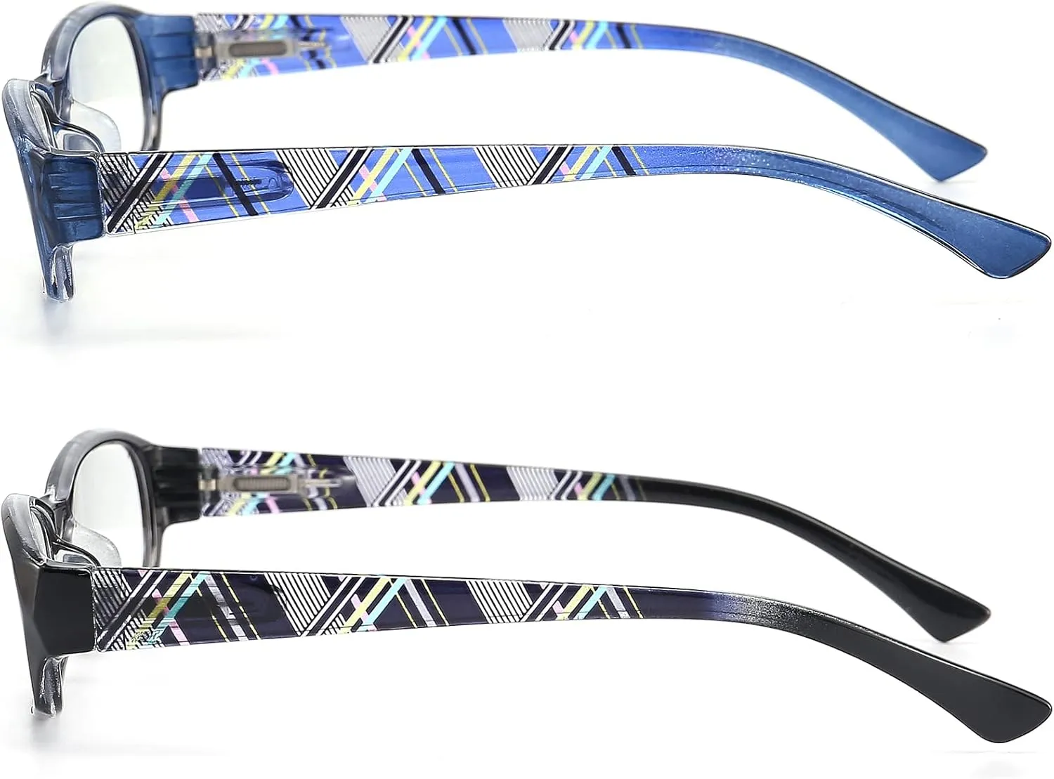 Blue Light Blocking Glasses for Womens - 2 Pairs Lightweight Computer Eyeglass Anti-blue Glare Blue Screen Quality Glasses
