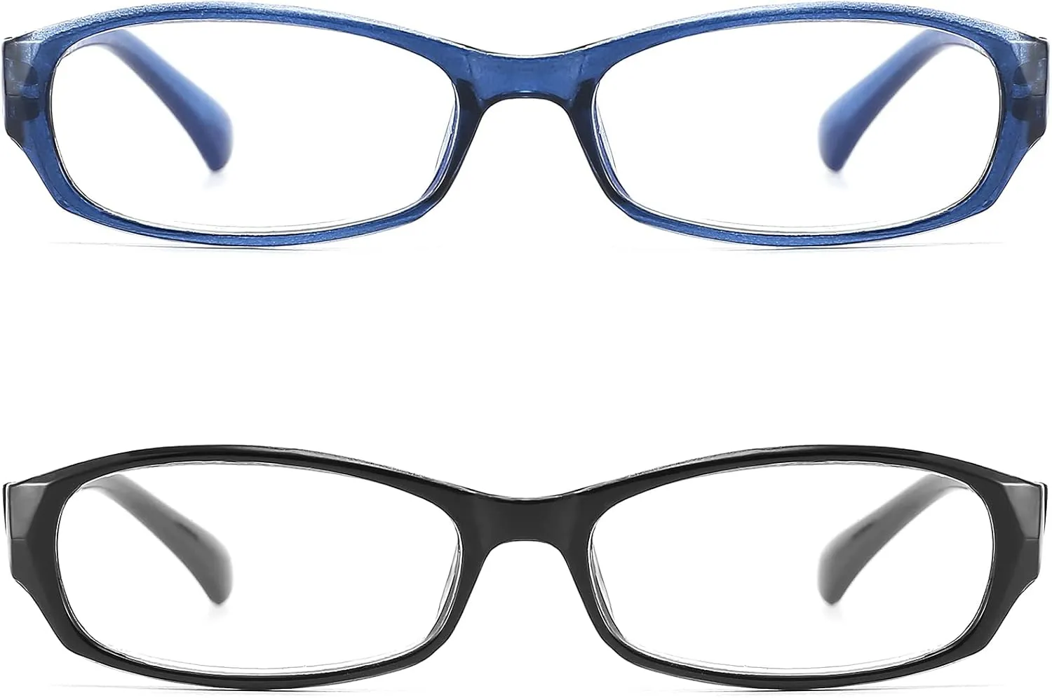 Blue Light Blocking Glasses for Womens - 2 Pairs Lightweight Computer Eyeglass Anti-blue Glare Blue Screen Quality Glasses