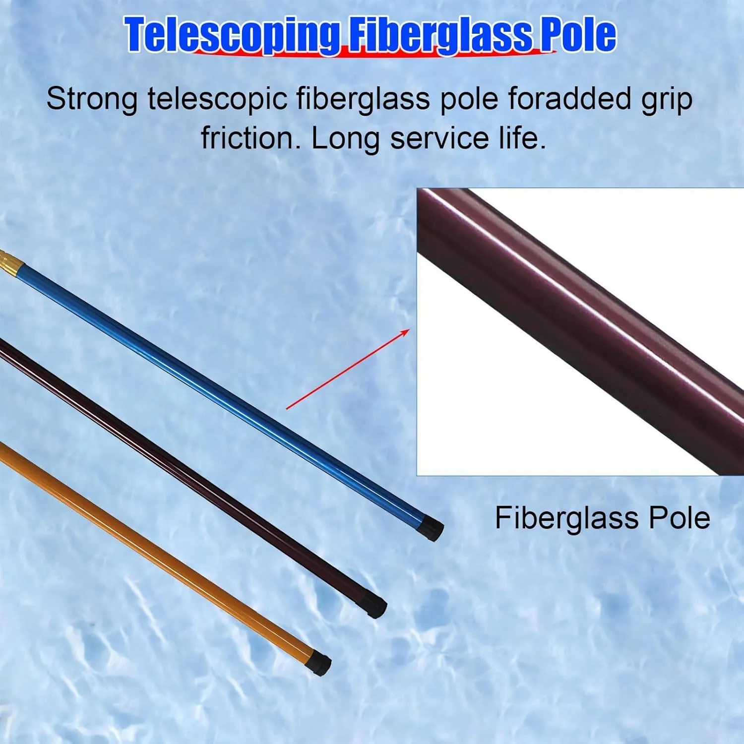 Boat Docking Rod with Non-Slip Rubber Handle, 1 2 3 5 Pack Telescoping Pole with Hook 13 16 20 Ft, Sturdy Truck Bed Cargo Grabber Tool, Versatile(1 Set Brown,6m(19.7 ft))