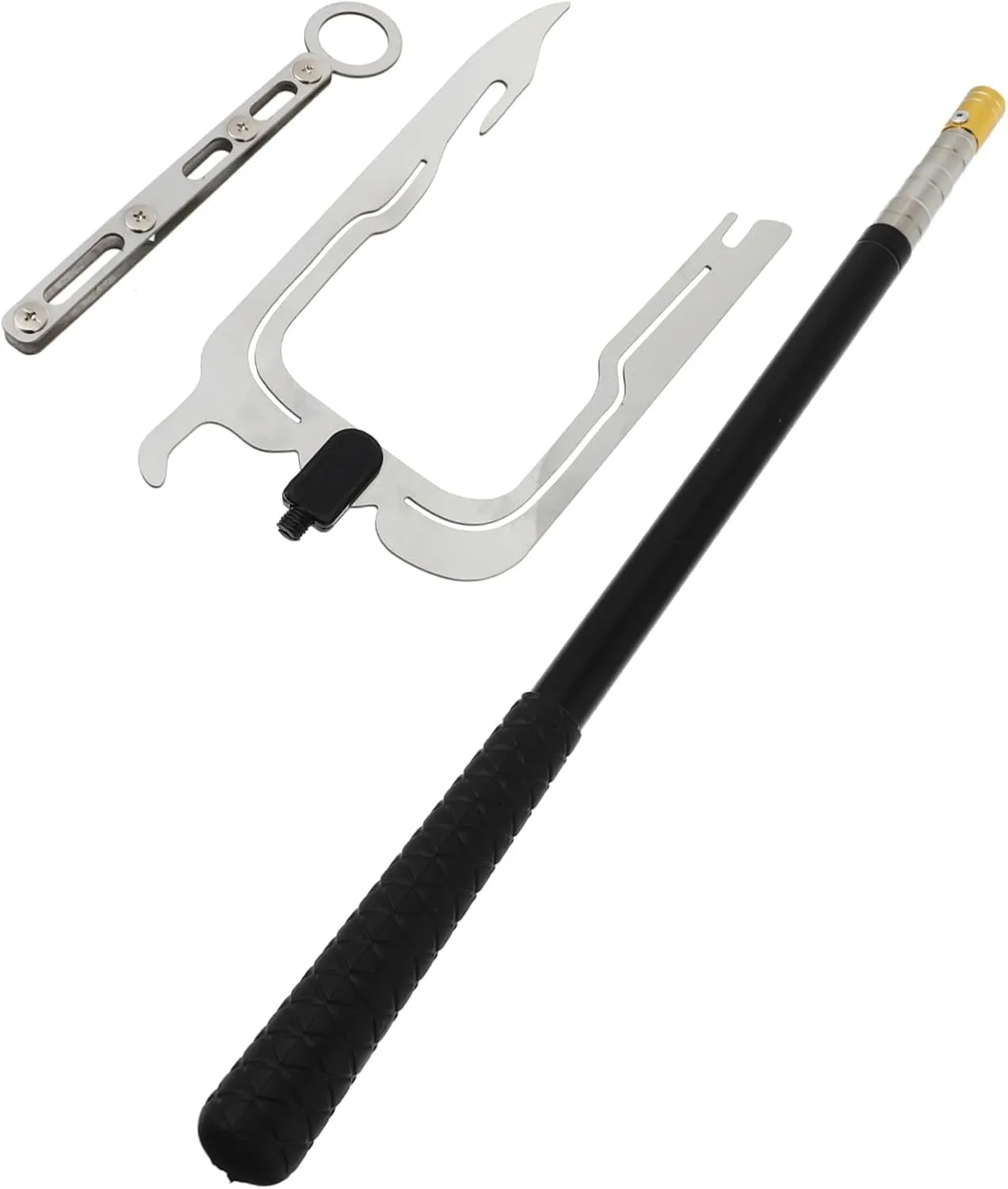 Boat Hook Motor Boat Rope Anchor Chain Telescopic Pole Hook Bungee Cords with Hooks Extension Pole