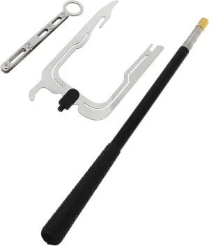 Boat Hook Motor Boat Rope Anchor Chain Telescopic Pole Hook Bungee Cords with Hooks Extension Pole