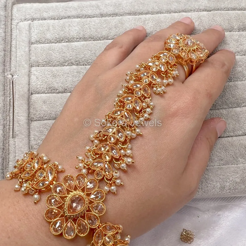Bright Gold Hand Harness