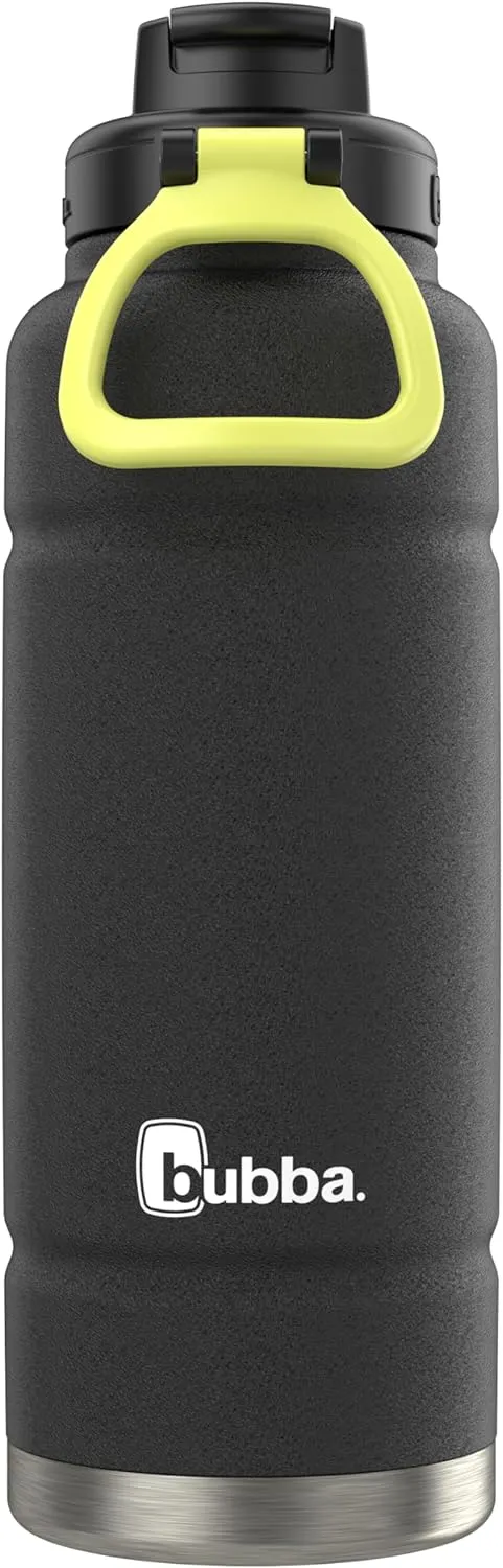 Bubba Trailblazer Insulated Stainless Steel Water Bottle with Straw Lid, 40oz, Licorice Powder Coat