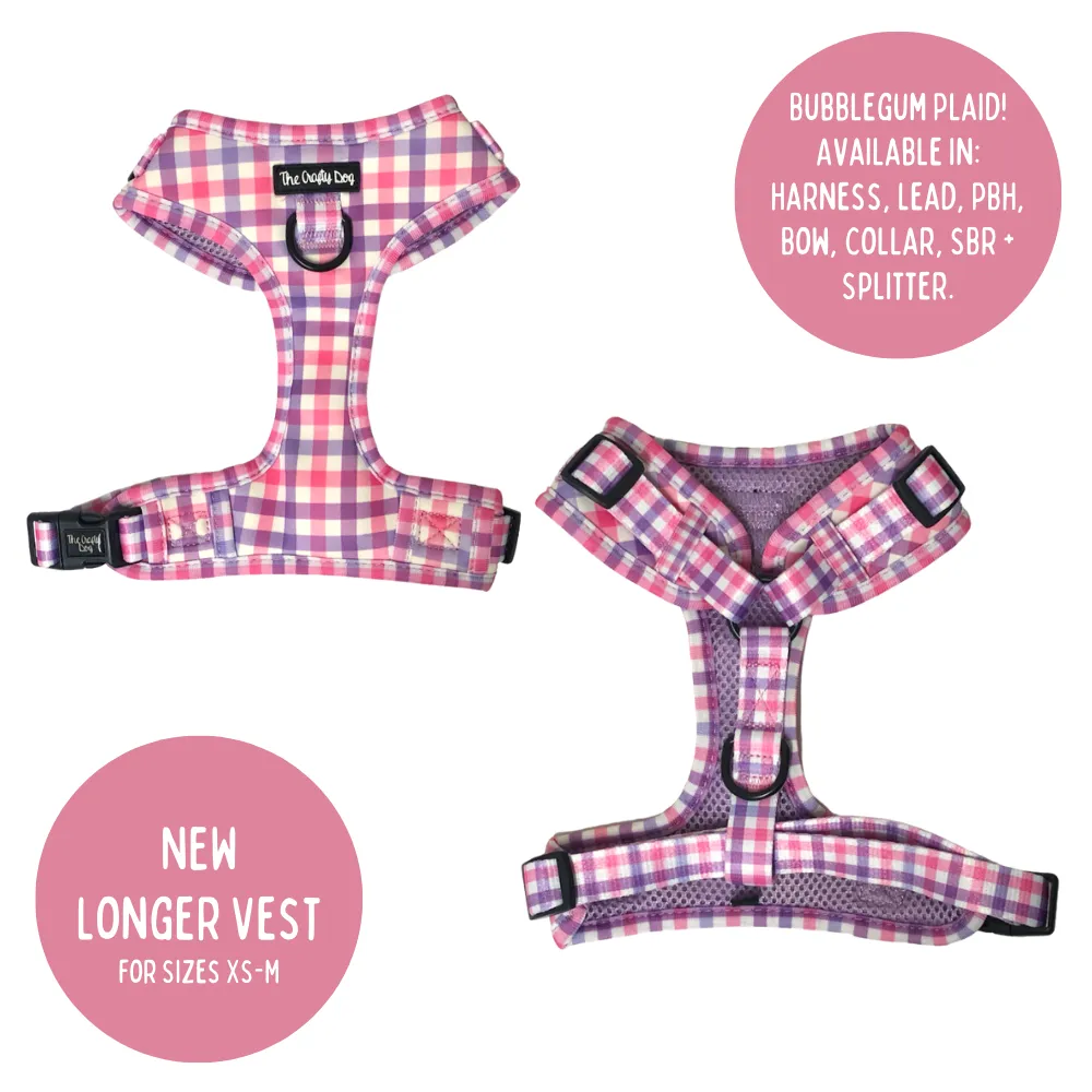 Bubblegum Plaid Harness