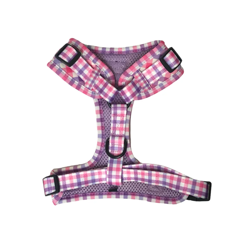 Bubblegum Plaid Harness