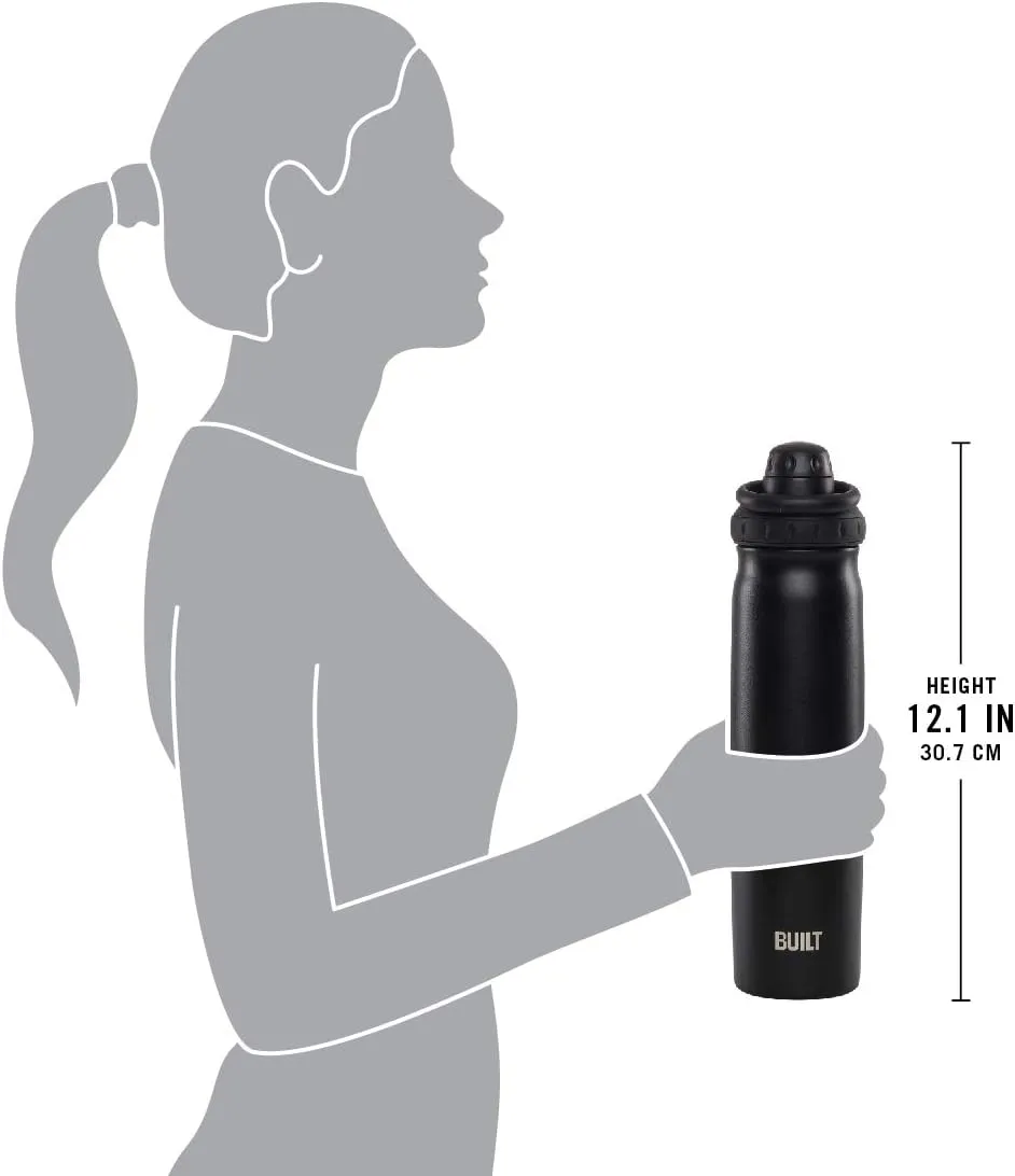 BUILT 24 Ounce Prospect Double Wall Stainless Steel Bottle Citron 5233284