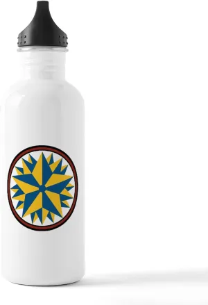 CafePress Triple Star Hex Stainless Water Bottle 1 1.0L (34 oz) Stainless Steel Water Bottle