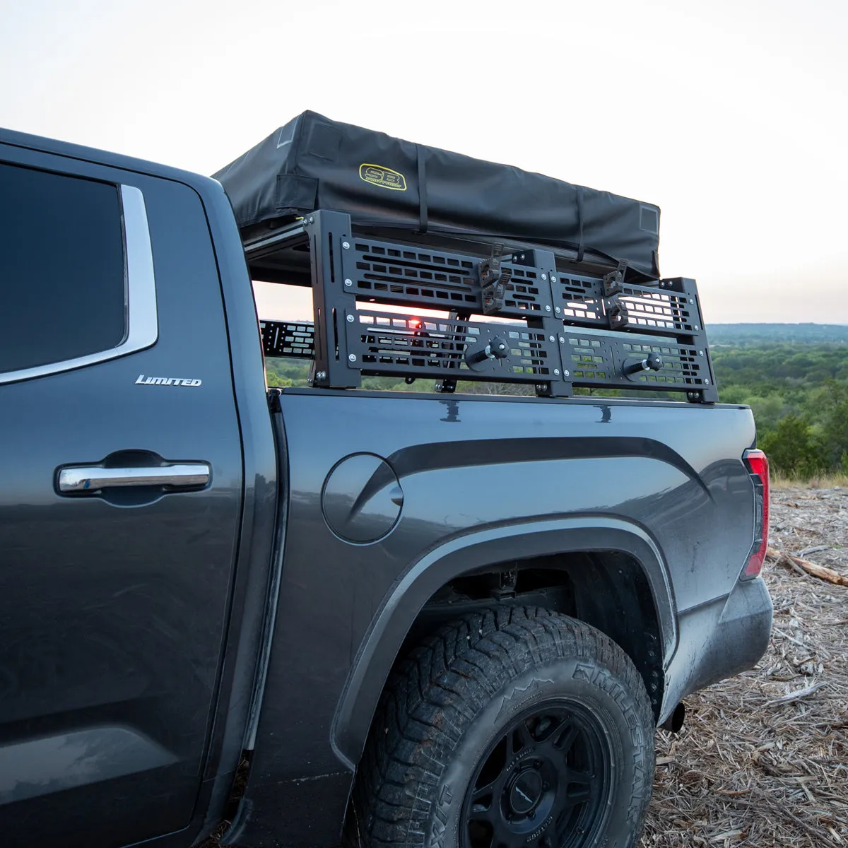Cali Raised LED Overland Bed Rack Fits 2022  Toyota Tundra