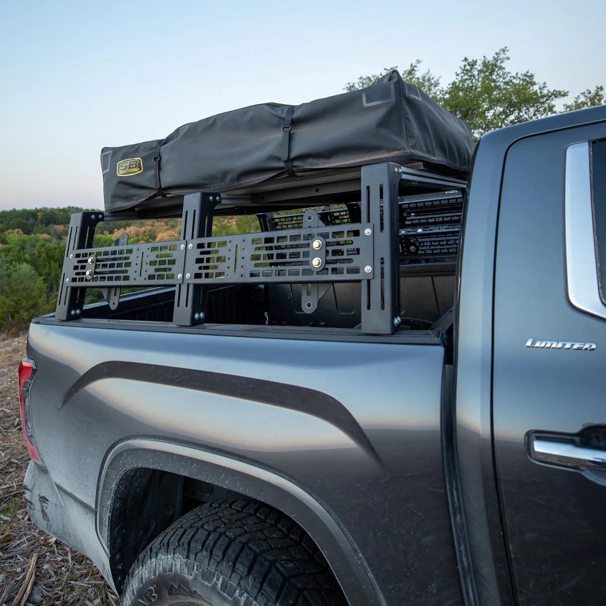 Cali Raised LED Overland Bed Rack Fits 2022  Toyota Tundra