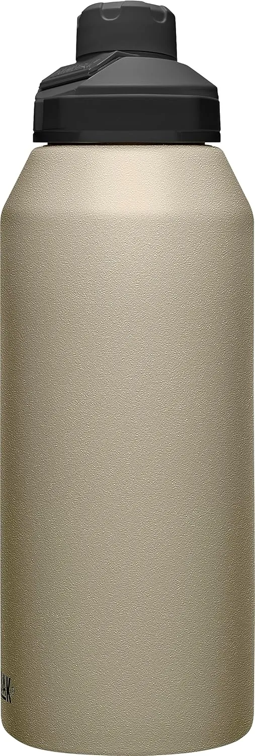 CamelBak Chute Mag 40oz Vacuum Insulated Stainless Steel Water Bottle, Dune