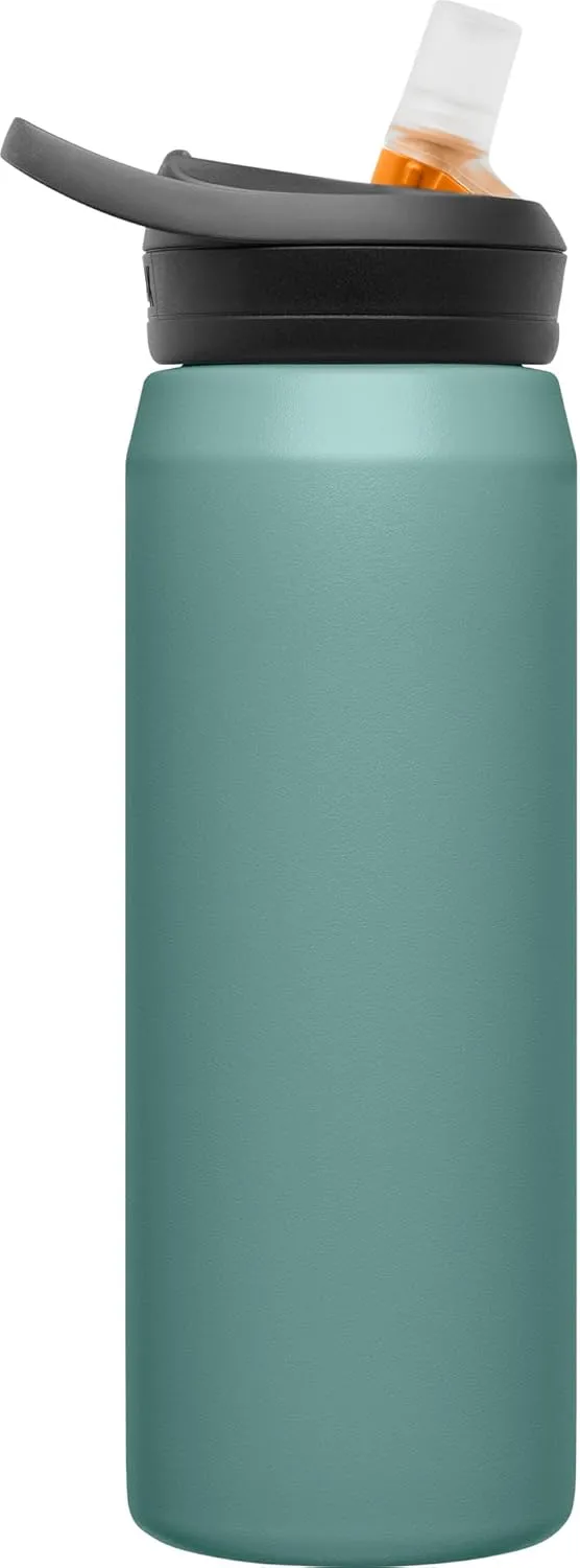 CamelBak Eddy  Water Bottle with Straw 25oz - Insulated Stainless Steel, Forest Floor