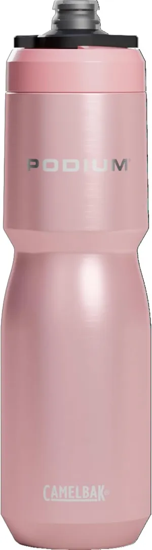 CamelBak Podium Steel Insulated Stainless Steel Bike Water Bottle – for Cycling, Fitness & Sports- Fits Most Bike Cages, 22oz - Petal