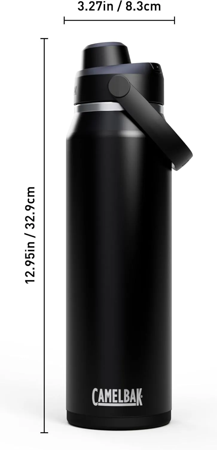 CamelBak Thrive Chug Water Bottle 32oz - Insulated Stainless Steel, Black