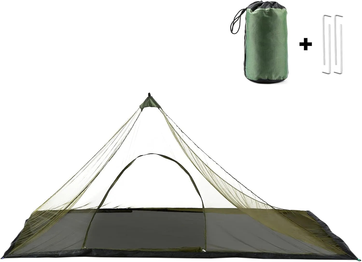 Camp mesh Netting, Camping Tent with Carry Bag Water Resistant Outdoors Mesh Tent for Backpacking Hiking Camping Fishing